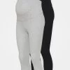 2 Pack Capri - Legging - Black/Light Grey -Anna Field Magasin 0959f30fe0394f40a64ee5fa2812dfd1