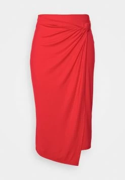 Anna Field Front Knot Midi Skirt - Jupe Crayon - Red 14 Anna Field Front Knot Midi Skirt - Jupe Crayon - Red -Anna Field Magasin 0ab85f809b7e4081986dbd9b6f8d2ea7