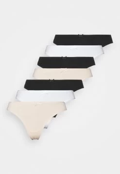 Anna Field 7 Pack - String - White/Black/Beige -Anna Field Magasin 1954f7ca5537486bbbaaa0aa7df7fe58