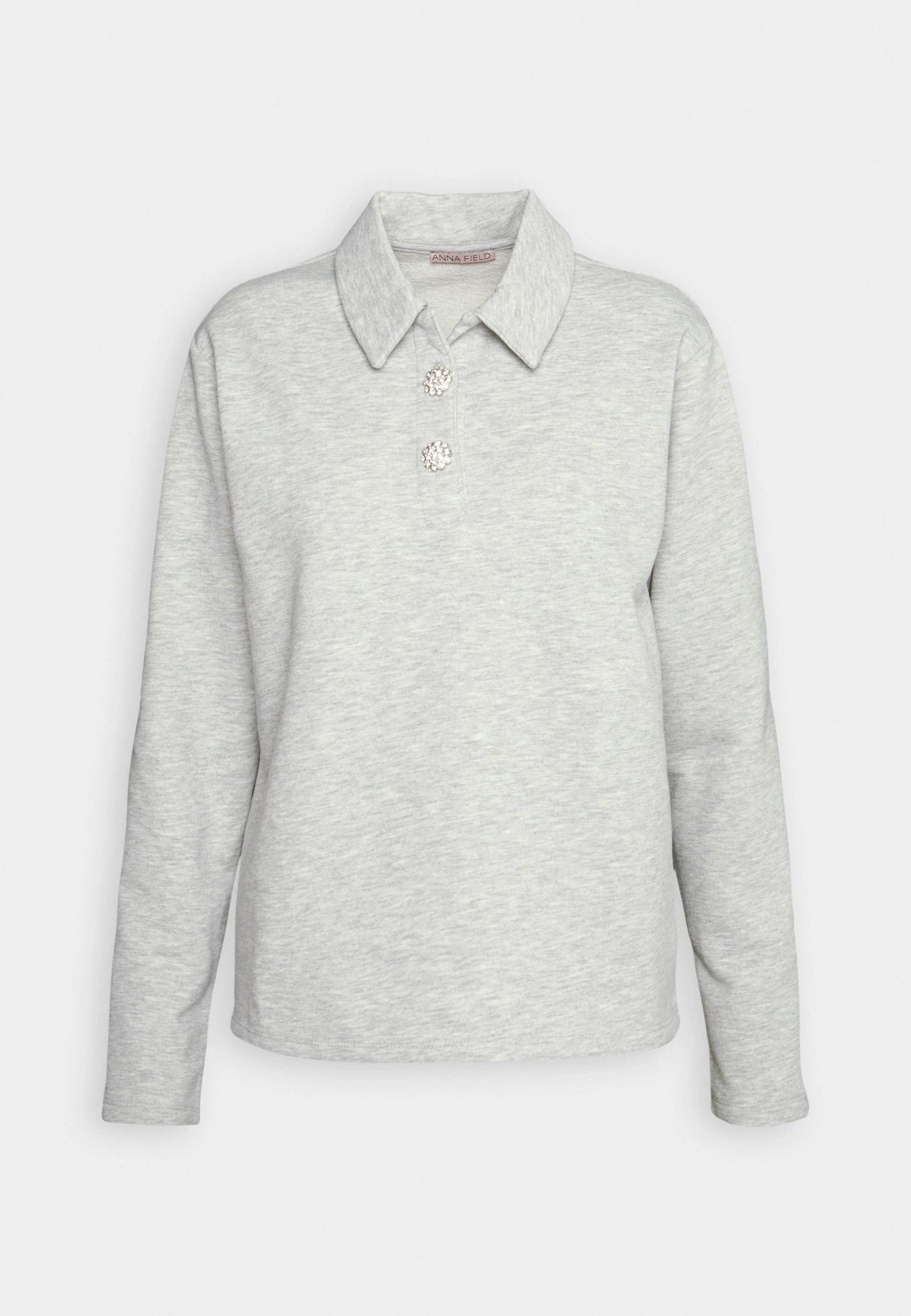 Anna Field Sweatshirt - Mottled Light Grey 3 Anna Field Sweatshirt - Mottled Light Grey