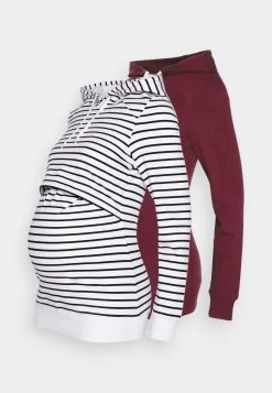 2 Pack - Sweat À Capuche - Black-White/Bordeaux -Anna Field Magasin 2aebb9b57d85428c81357794d6525c23