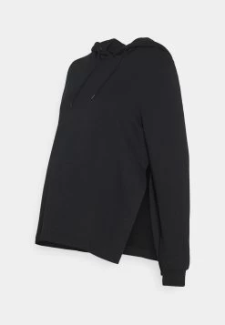 Nursing Hoodie With Slit - Sweat À Capuche - Black