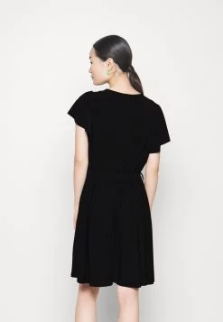 Frilled Cap Sleeves Flared Dress - Robe En Jersey - Black 9 Frilled Cap Sleeves Flared Dress - Robe En Jersey - Black -Anna Field Magasin 4b96f6529d9b457490297914ae0f9da3