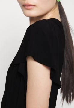 Frilled Cap Sleeves Flared Dress - Robe En Jersey - Black 11 Frilled Cap Sleeves Flared Dress - Robe En Jersey - Black -Anna Field Magasin 5b8e9611fb0d41cd8649017fb9c797e7