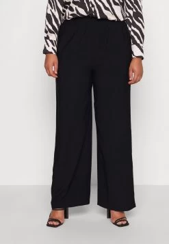 Wide Leg Pant - Pantalon Classique - Black