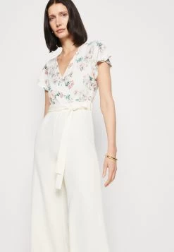 Anna Field Combinaison - Beige/White -Anna Field Magasin 6e4b7c9aabe24f5994b99a060e738969