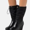 Anna Field Winter Boot - Bottes Compensées - Black -Anna Field Magasin 6fa1d1ff090a412d9cf76febf5652667