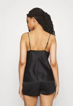 Anna Field Simple Satin Short Set - Pyjama - Black -Anna Field Magasin 722ca56a9ee2439f909f606ecf6a7ffe