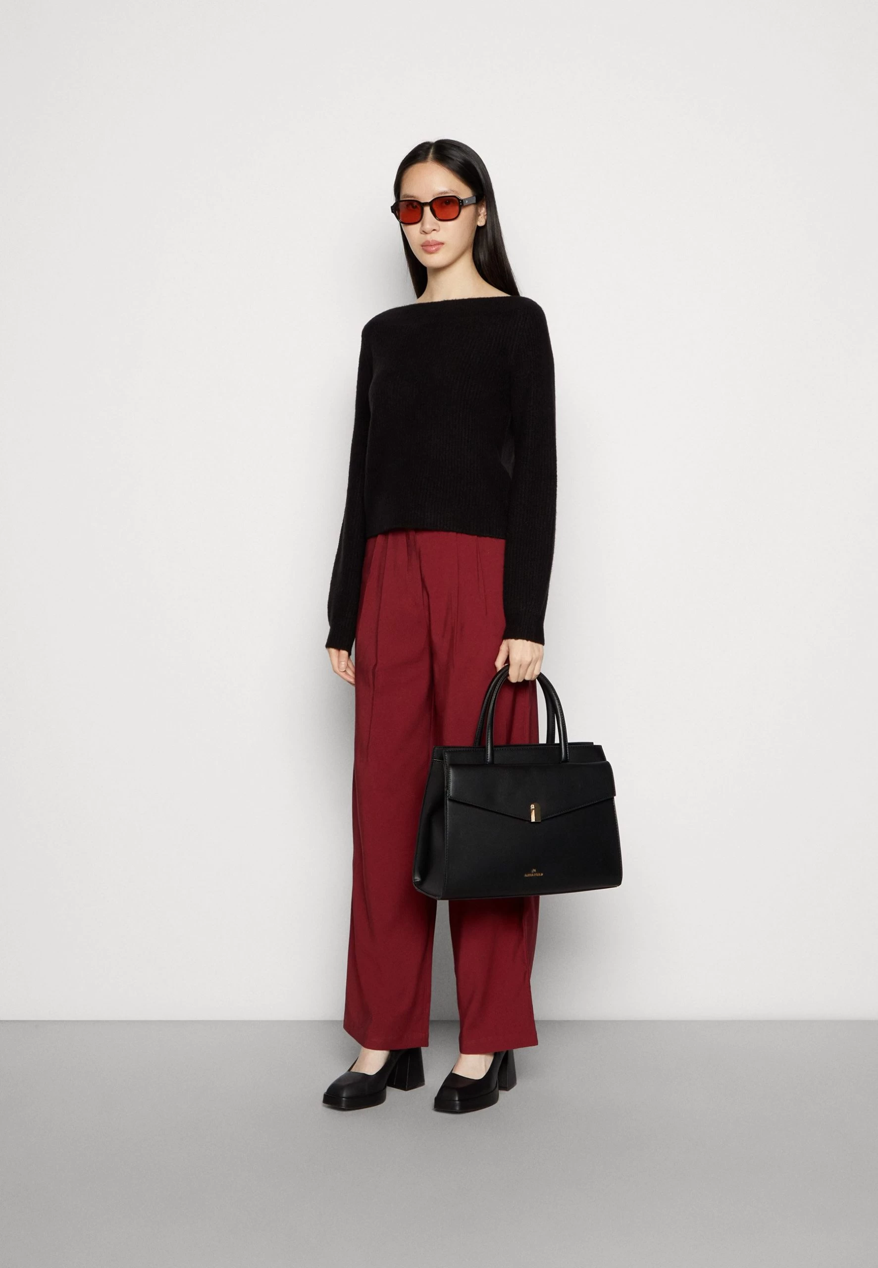 Anna Field Pantalon Classique - Bordeaux 4 Anna Field Pantalon Classique - Bordeaux – Image 2