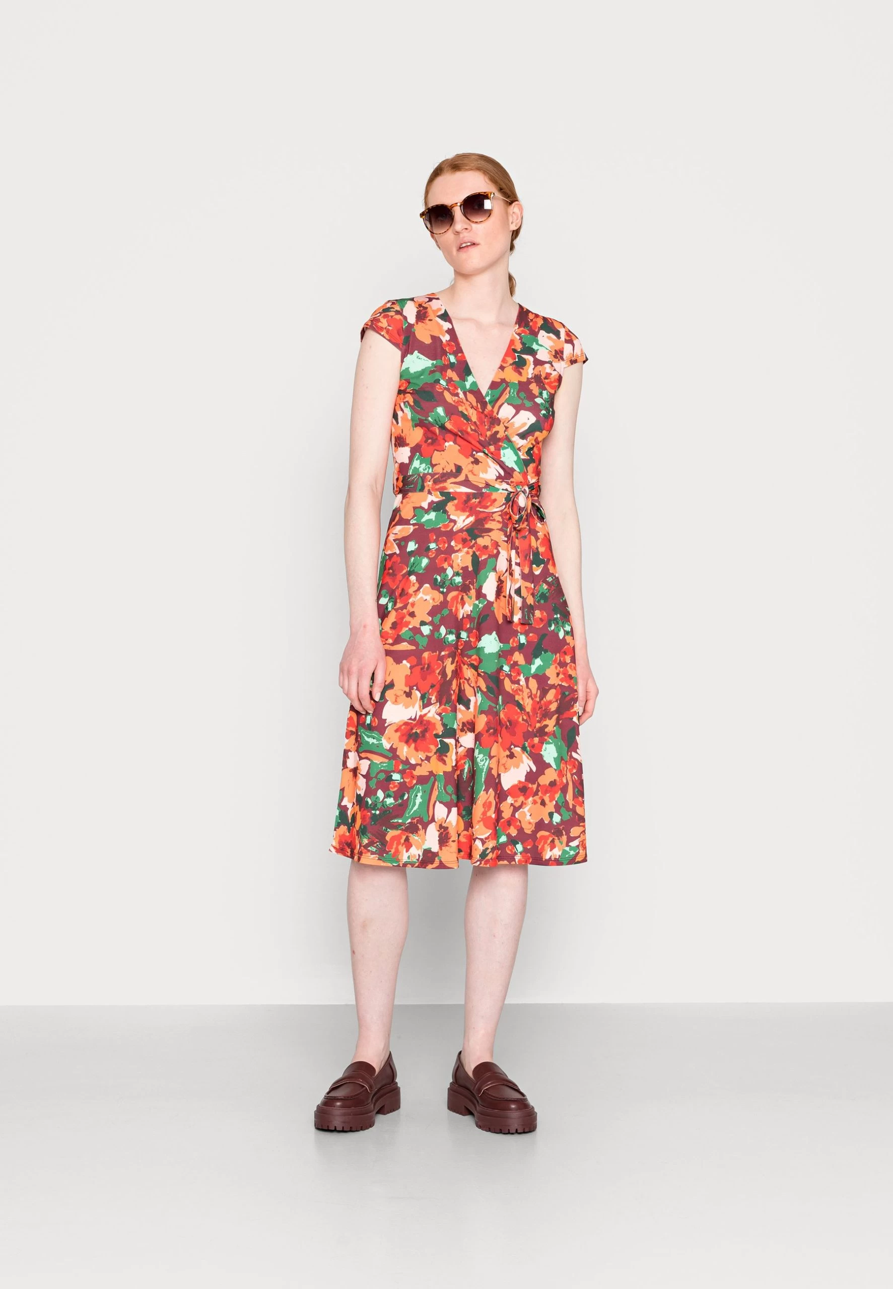 Anna Field Robe En Jersey - Multi Coloured/Orange 4 Anna Field Robe En Jersey - Multi Coloured/Orange – Image 2