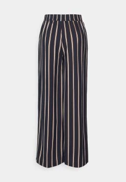 Anna Field Pantalon Classique - Dark Blue/Brown/White