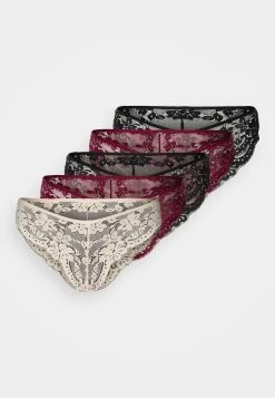 Anna Field 5 Pack - Slip - Black/Red/Nude -Anna Field Magasin 9651dcf60a24428188d56d9896ab5581