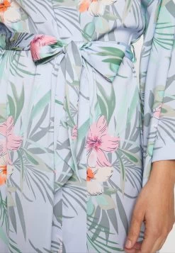 Anna Field Floral Robe - Peignoir - Blue -Anna Field Magasin 997130518deb46f2bc1f996a410ba74e