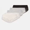 Anna Field 5 Pack - Slip - Grey/Pink -Anna Field Magasin a397f62363ef4ef4ba66f2d646c3b887
