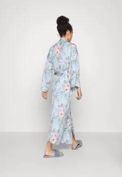Anna Field Floral Robe - Peignoir - Blue -Anna Field Magasin a993fdd81fac4d6e8a2b4bc9e3d07a0d