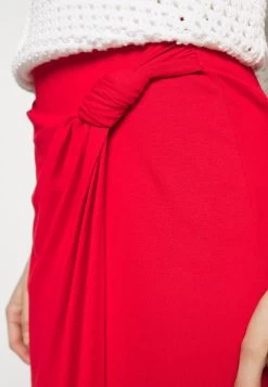 Anna Field Front Knot Midi Skirt - Jupe Crayon - Red 15 Anna Field Front Knot Midi Skirt - Jupe Crayon - Red -Anna Field Magasin b73d1918d9ff4cc08cc37ab855963e70