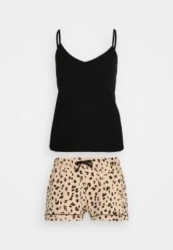 Anna Field Leopard Cami Set - Pyjama - Black/Sand -Anna Field Magasin be531f3ad30242baa362840eb8e61941