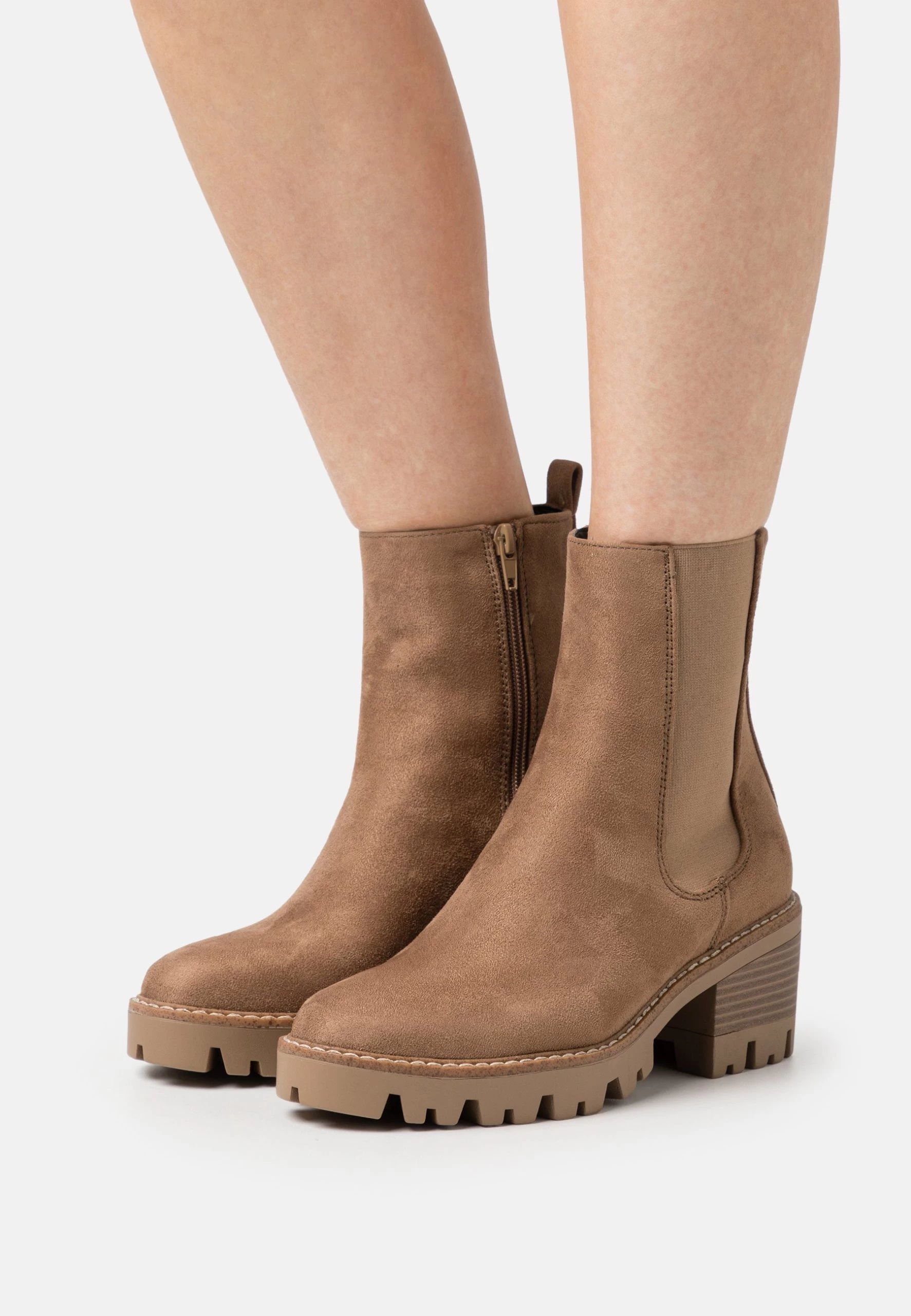 Anna Field Bottines À Plateau - Taupe 3 Anna Field Bottines À Plateau - Taupe