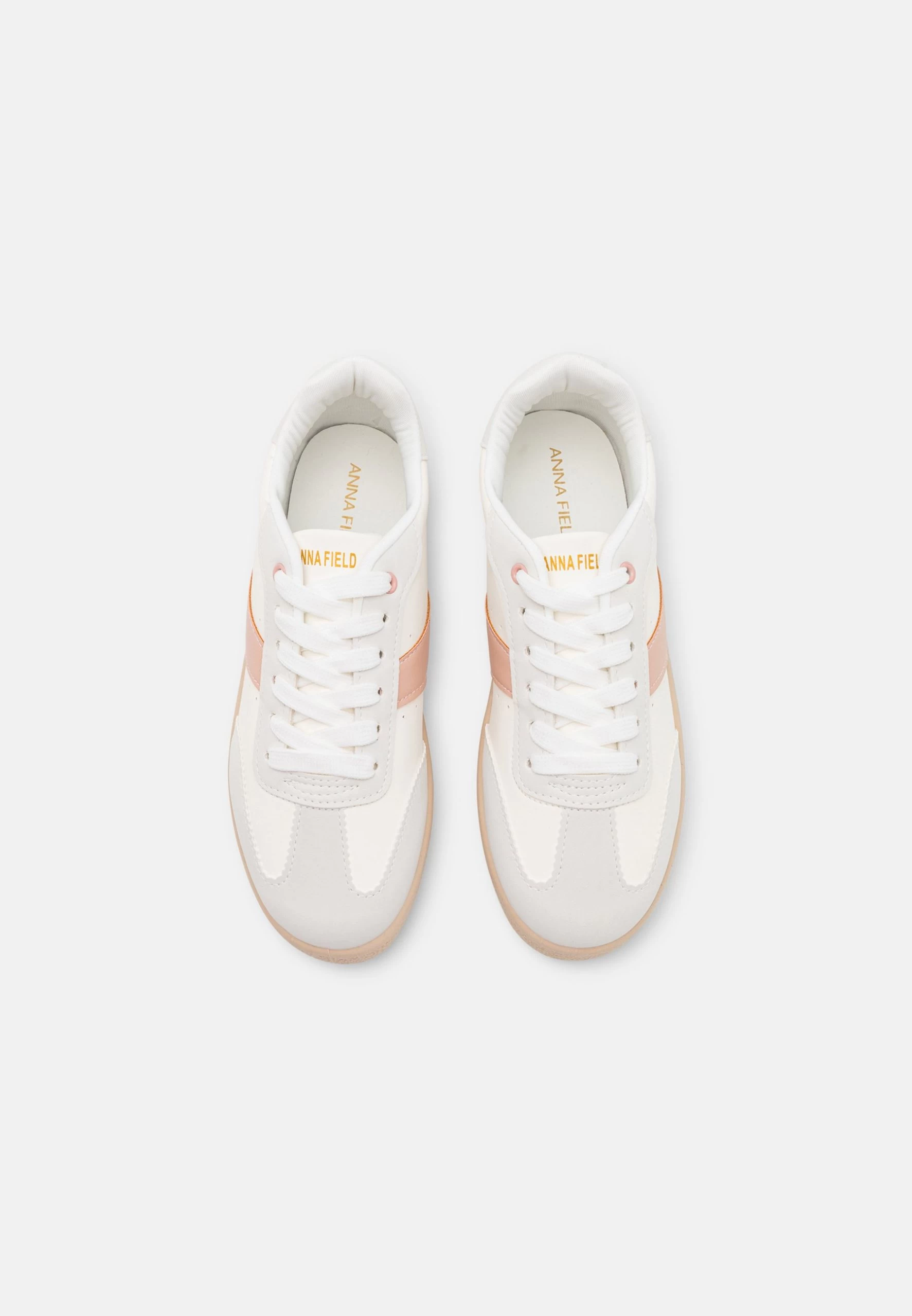 Anna Field Baskets Basses - White/Light Pink 8 Anna Field Baskets Basses - White/Light Pink – Image 6