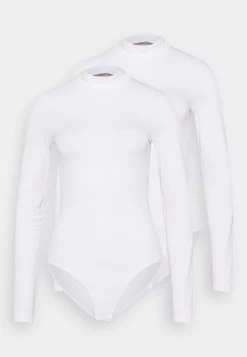 Anna Field Laura 2Pp High Neck Bodies - Body - White -Anna Field Magasin dbd0948dc2164ef2ade05ae12a52897e